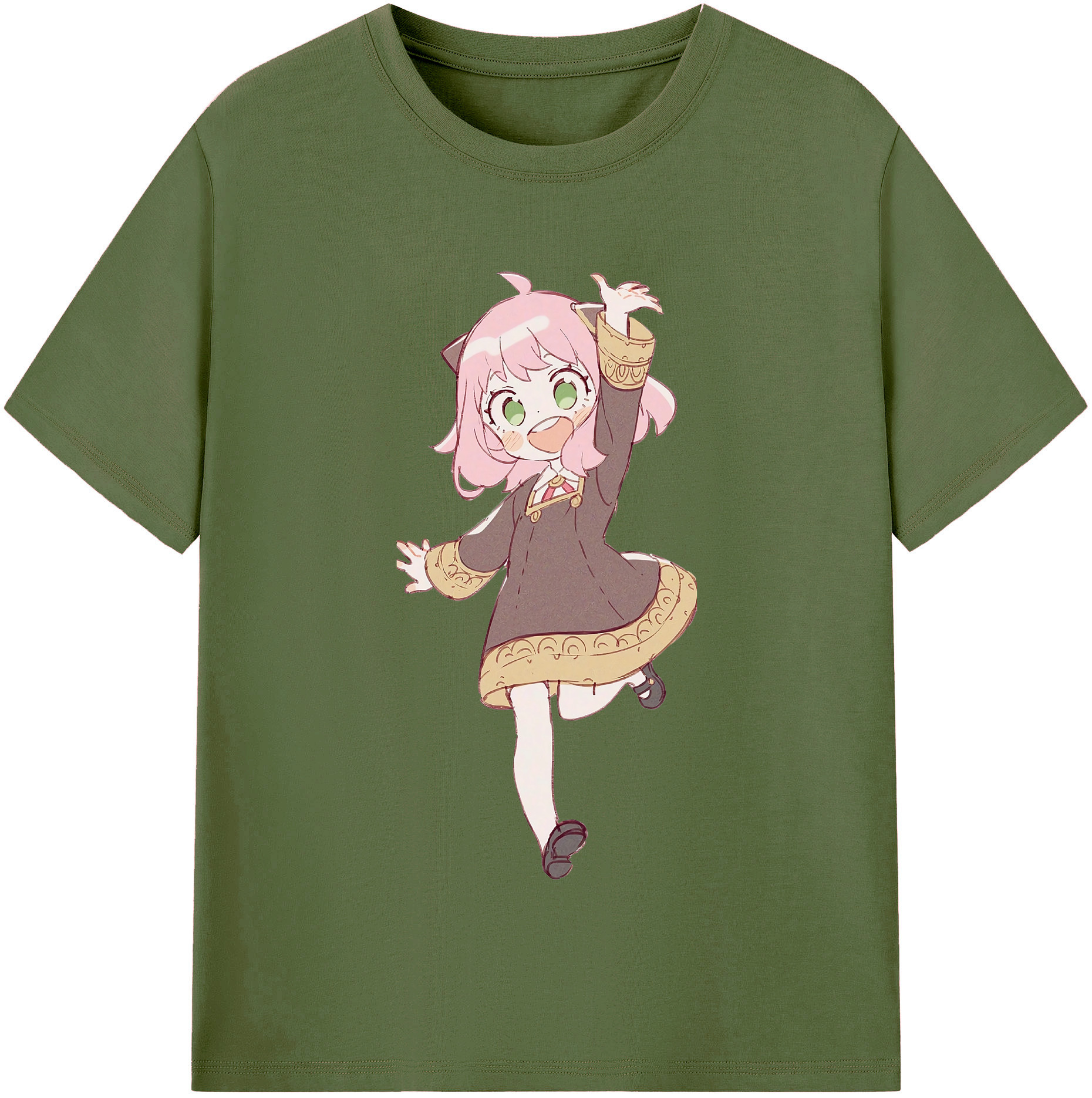 （画像用） SPY×FAMILY间谍家家酒 綿100％半袖Tシャツ（フロントプリント）